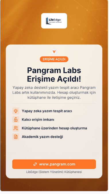 LibBot ile üretilmiş afiş örneği